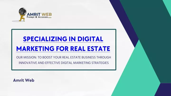 specializing in digital marketing for real estate