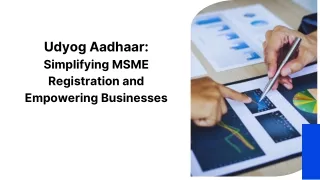 udyog aadhaar simplifying msme registration