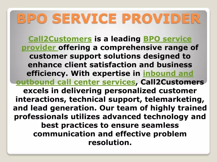 bpo service provider