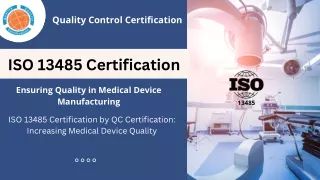 quality control certification