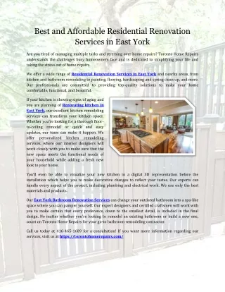 Toronto Home Repairs