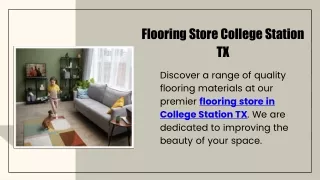 Flooring Store College Station TX