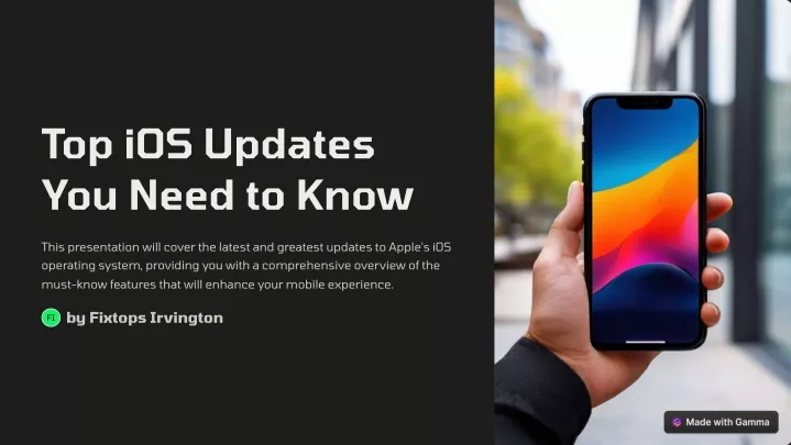 top ios updates you need to know