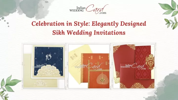 celebration in style elegantly designed sikh