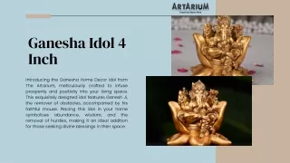 Ganesha Idol 4 Inch – theartarium