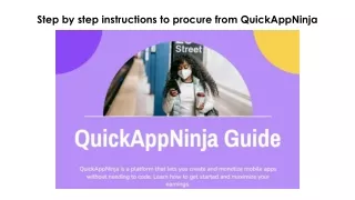 step by step instructions to procure from