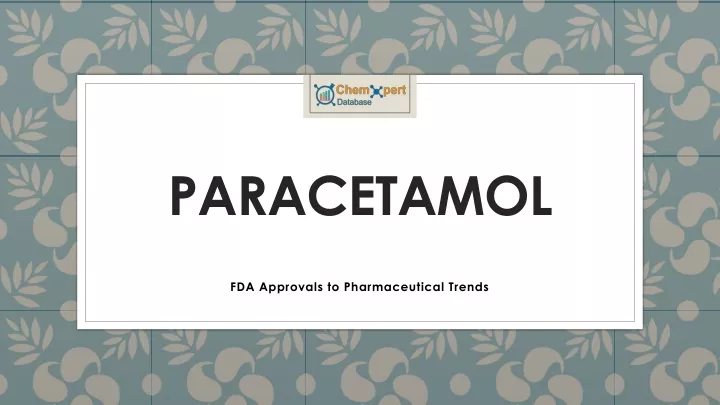 paracetamol