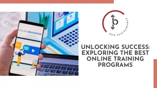 Explore the best online training programs that can help you unlock your full potential and achieve your career goals. Th