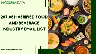 267 051 verified food and beverage industry email