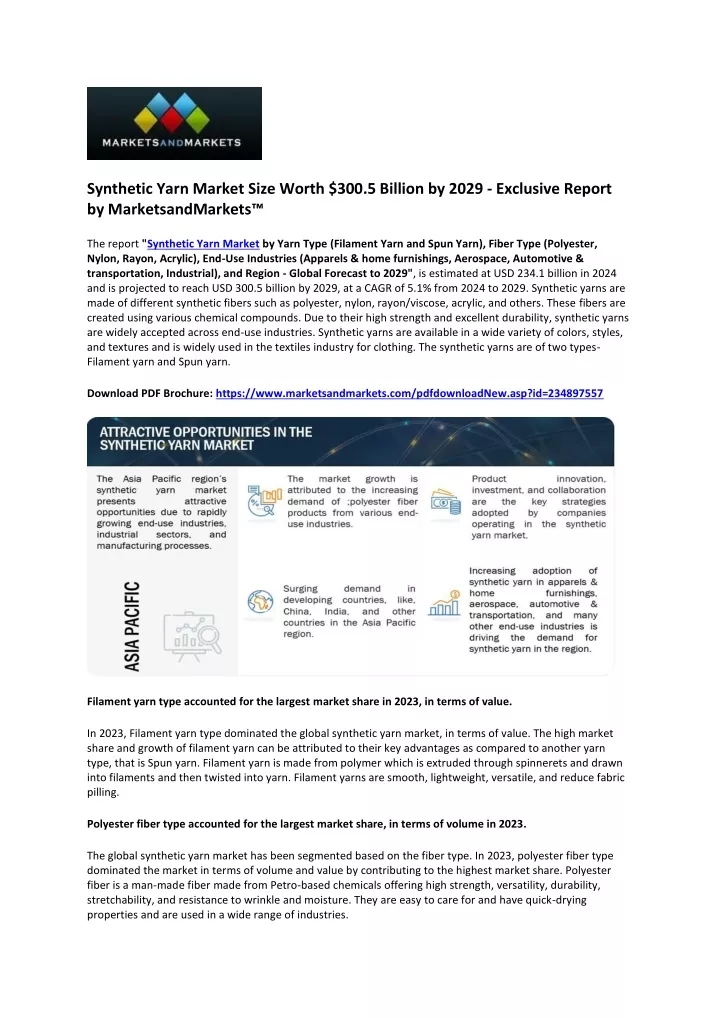 synthetic yarn market size worth 300 5 billion