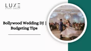 Cost for a Bollywood Wedding DJ: Essential Tips for Your Special Day