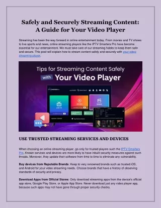 Safely and Securely Streaming Content_ A Guide for Your Video Player