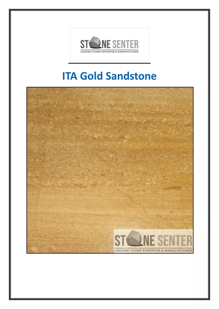 ita gold sandstone