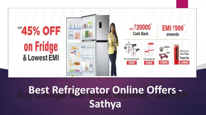 best refrigerator online offers sathya