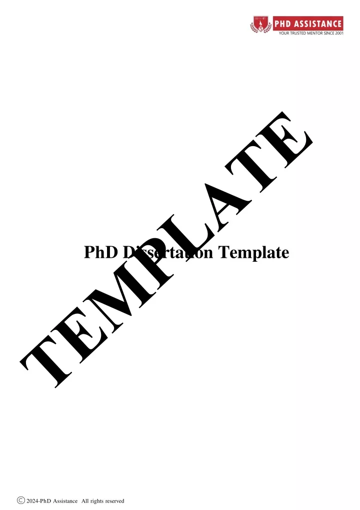 phd dissertation template