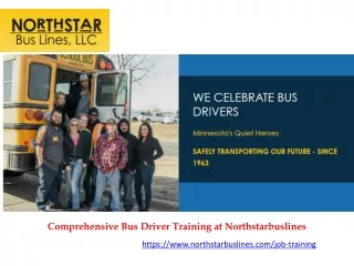 Comprehensive Bus Driver Training at Northstarbuslines