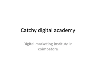 Online digital marketing course in Coimbatore Gandhipuram