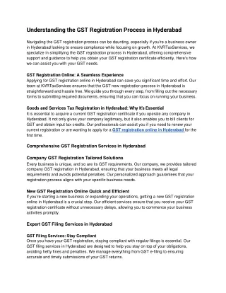 understanding the gst registration process