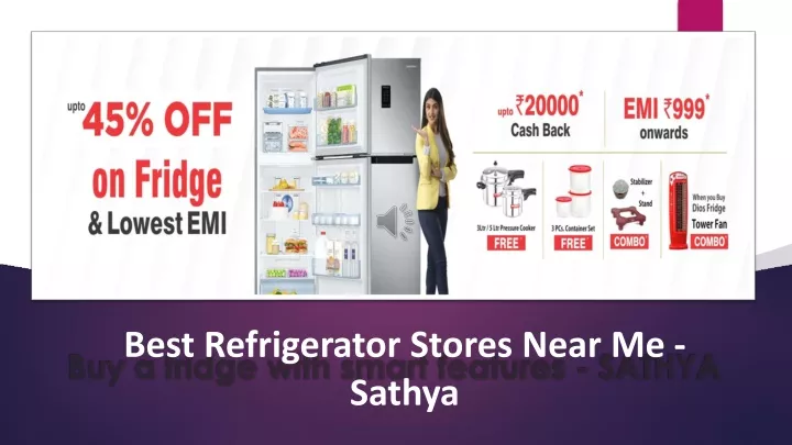 best refrigerator stores near me sathya