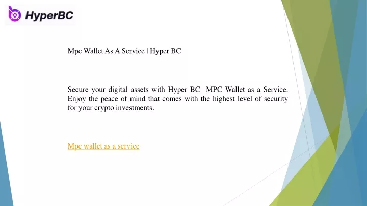 mpc wallet as a service hyper bc