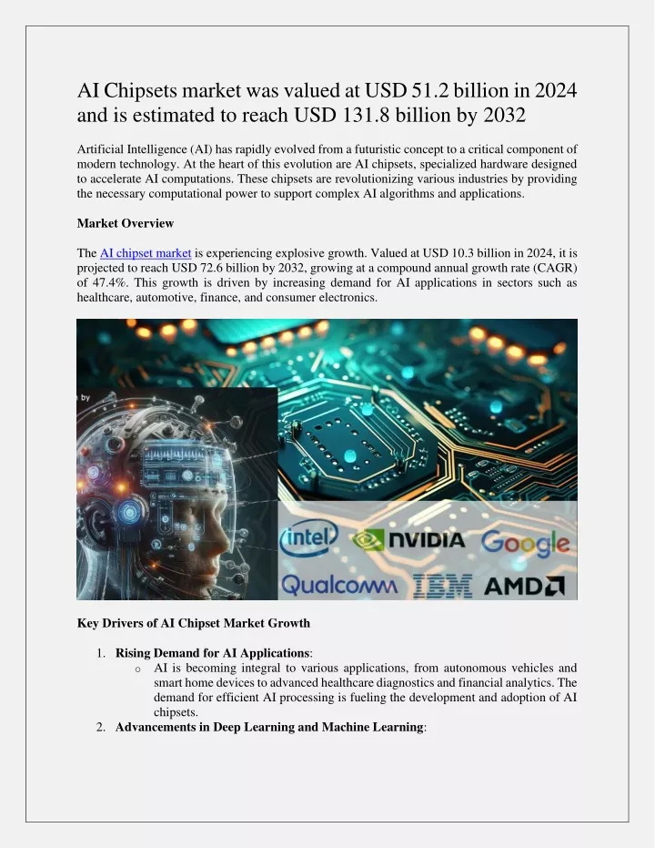 ai chipsets market was valued at usd 51 2 billion