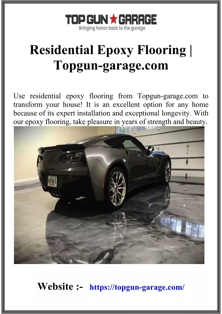 residential epoxy flooring topgun garage com