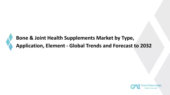 bone joint health supplements market by type