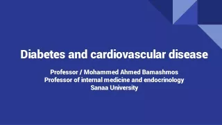 CVD IN TYPE-2 DIABETIC patients