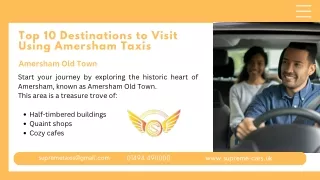 Top 10 Destinations to Visit Using Amersham Taxis