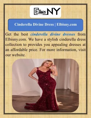 Cinderella Divine Dress   Elbisny.com