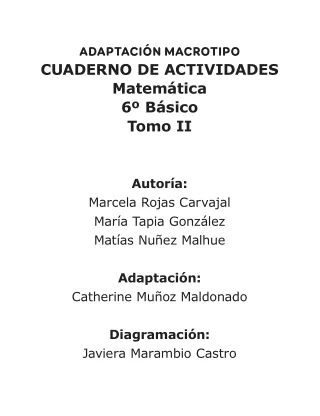 cuaderno_de_actividad_tomo_2  6to Matemáticas