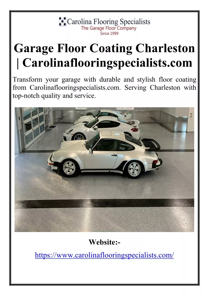 garage floor coating charleston