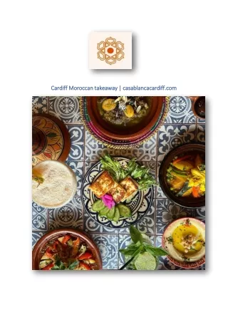 Cardiff Moroccan takeaway | casablancacardiff.com