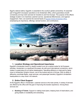 egypt s national airline egyptair is essential