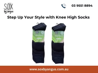 Step Up Your Style with Knee High Socks