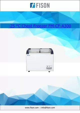 25 c chest freezer fm cf a300
