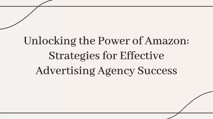 unlocking the power of amazon strategies