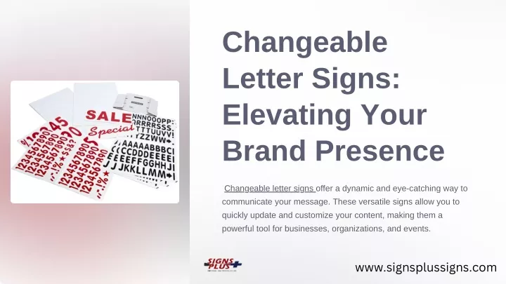 changeable letter signs elevating your brand