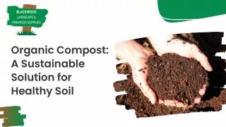 Organic Compost A Sustainable Solution for Healthy Soil