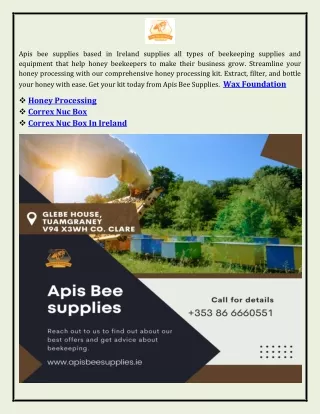 apis bee supplies based in ireland supplies