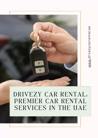 CAR RENTAL IN DUBAI