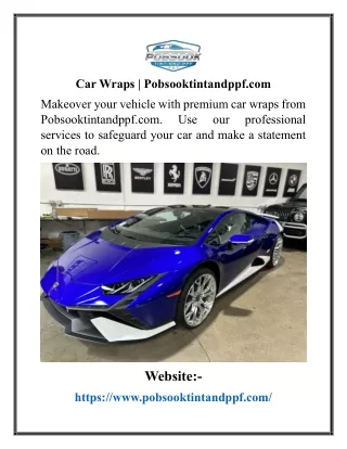 Car Wraps  Pobsooktintandppf