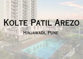 Kolte Patil Arezo Hinjawadi Pune | Where Every Amenity Redefines Lifestyle