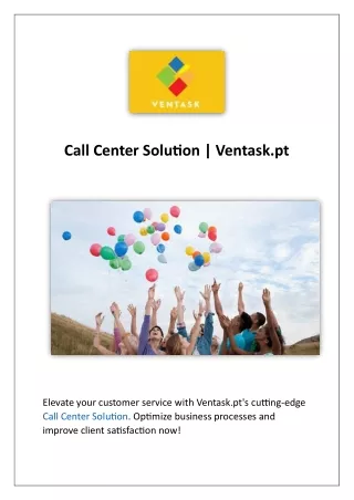 call center solution ventask pt