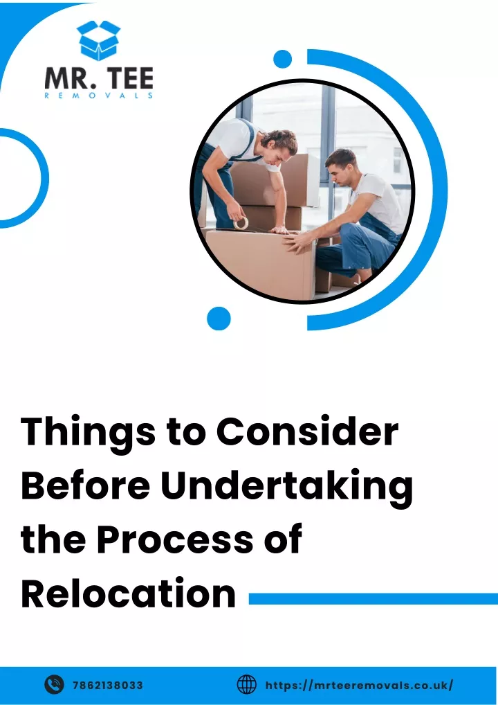 things to consider before undertaking the process