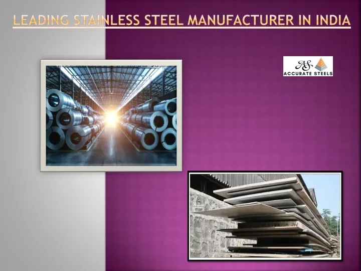 leading stainless steel manufacturer in india