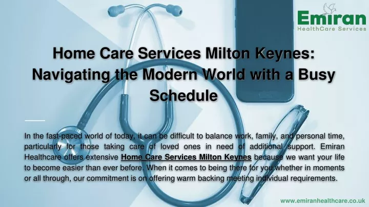 home care services milton keynes navigating the modern world with a busy schedule