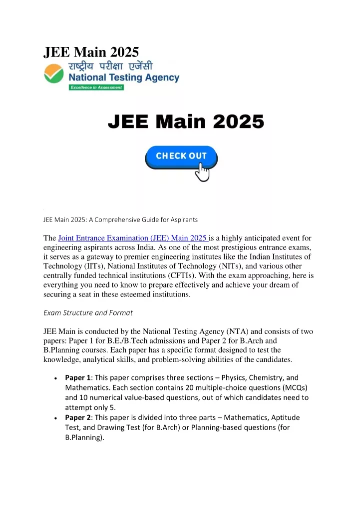 jee main 2025