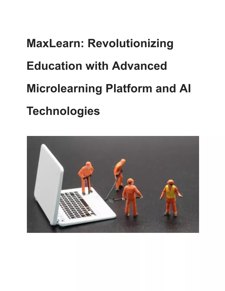 maxlearn revolutionizing