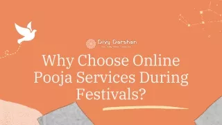 Why Choose Online Pooja Services During Festivals?